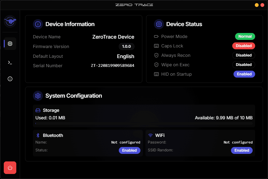 ZeroTrace Desktop App